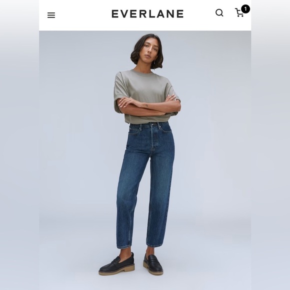 Everlane High Rise Rigid 27x28 - Picture 1 of 12